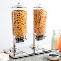 Cal Mil 723 12 Round Cereal Dispenser - Black