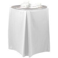 Snap Drape TRYWYN30WHITE Wyndham 19" x 17" x 30" White Tray Stand Cover