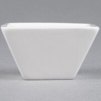 American Metalcraft CSC20 2 oz. White Square Porcelain Sauce Cup