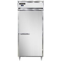Continental DL1RXS-SS 36" Extra-Wide Shallow Depth Solid Door Reach-In Refrigerator