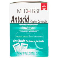 Medi-First 80233 Antacid Tablets - 100/Box