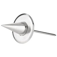 Ateco 910 1 5/8" x 3 1/4" Witch Hat Stainless Steel Flower Nail