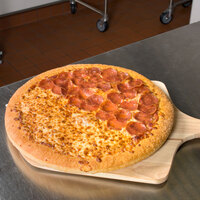 12 inch x 14 inch Wooden Tapered Pizza Peel with 22 inch Handle