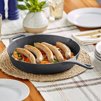Valor 12 inch Pre-Seasoned Cast Iron Skillet with Helper Handle