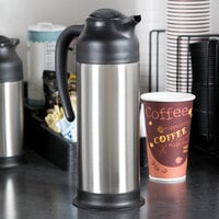 Tiken 34 Oz Thermal Coffee Carafe, Stainless Steel Insulated