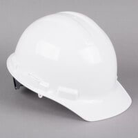 Cordova Duo Safety White Cap Style Hard Hat with 4-Point Ratchet Suspension