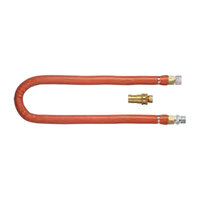 Dormont H50BIP2Q48 48 inch Steam Connector Hose with Quick Disconnect - 1/2 inch Diameter