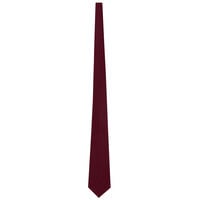 Henry Segal 3 1/2" Customizable Burgundy Straight Neck Tie