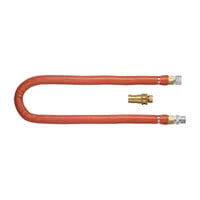 Dormont H75BIP2Q48 48 inch Steam Connector Hose with Quick Disconnect - 3/4 inch Diameter