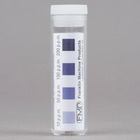 FMP 142-1362 SK-TWC-Chrome Chlorine Sanitizer Test Strips - 100/Pack