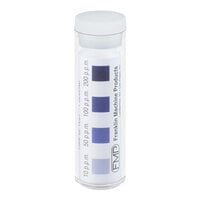 FMP 142-1362 SK-TWC-Chrome Chlorine Sanitizer Test Strips - 100/Pack