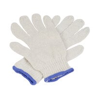 Medium Weight Natural Cotton Work Gloves - Large - 12/Pack