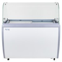 Avantco ADC-8C-HC Curved Glass Ice Cream Dipping Cabinet - 49"