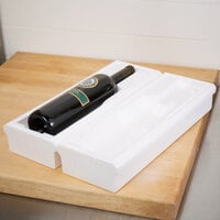 Polar Tech Safeway 1 Bottle White Side Load Insulated Foam Wine / Champagne Shipper