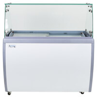 Avantco ADC-8F-HC Flat Glass Ice Cream Dipping Cabinet - 49 inch