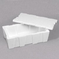Polar Tech White Insulated Foam Tote Liner / Cooler 16 1/4 inch x 8 3/4 inch x 5 3/4 inch - 3/4 inch Thick