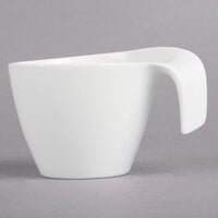 Villeroy & Boch 10-3420-1420 Flow 3.33 oz. White Premium Porcelain Cup - 6/Case