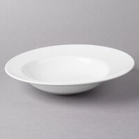 Villeroy & Boch 10-3420-2790 Flow 11 1/2 inch Round White Premium Porcelain Pasta Plate - 4/Case