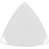 CAC TRG-16 Festiware Triangle Flat Plate 10 1/2 inch - Super White - 12/Case