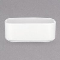 Villeroy & Boch 16-2040-1100 Universal 7.5 oz. Rectangular White Premium Porcelain Sugar Bowl - 6/Case