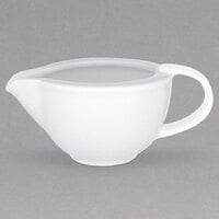 Villeroy & Boch 16-2040-3430 Universal 3.33 oz. White Premium Porcelain Sauce Boat - 6/Case