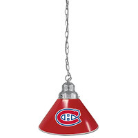 Holland Bar Stool BL1CHMonCan Montreal Canadiens Logo Pendant Light with Chrome Finish - 120V