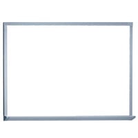 Aarco 420-007M-3648 Architectural High Performance Series 36 inch x 48 inch White Porcelain Enamel on Steel Markerboard with Aluminum Frame