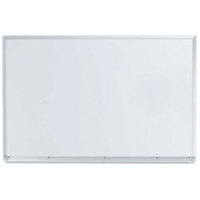 Aarco APS2436 24 inch x 36 inch White Syncoat Magnetic Markerboard with Aluminum Frame
