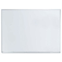 Aarco APS3648 36 inch x 48 inch White Syncoat Magnetic Markerboard with Aluminum Frame