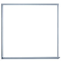 Aarco 420-007M-4848 Architectural High Performance Series 48 inch x 48 inch White Porcelain Enamel on Steel Markerboard with Aluminum Frame