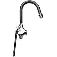 Fisher 61328 Stainless Steel Short Lever Pot Filler Valve with 5 GPM Aerator