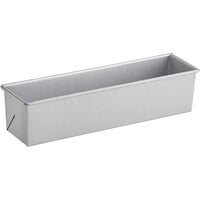 Chicago Metallic 44650 2 lb. Glazed Aluminized Steel Pullman Bread Loaf Pan - 16 5/8" x 4 5/8" x 4"