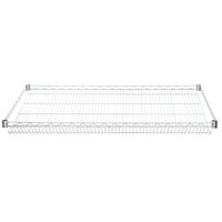 Regency 24 inch x 48 inch NSF Chrome Slanted Wire Shelf