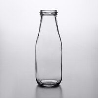 Acopa 14 oz. Glass Milk Bottle / Vase - 12/Case