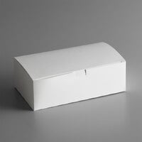 9" x 5" x 4 1/2" White Take Out Dinner / Chicken Box with Tuck Top - 250/Case