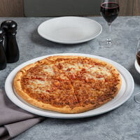 American Metalcraft CERAM16 16 inch White Ceramic Pizza Serving Tray