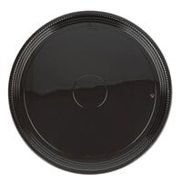 WNA Comet A518PBL Caterline Casuals 18" Black Round Catering Tray - 25/Case