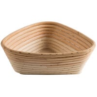 Matfer Bourgeat 118526 9 inch x 9 inch Willow Triangle Banneton Proofing Basket