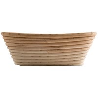 Matfer Bourgeat 118525 7 inch x 7 1/4 inch Willow Triangle Banneton Proofing Basket