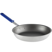 Vollrath ES4012 Wear-Ever 12 inch Aluminum Non-Stick Fry Pan with Rivetless Interior, PowerCoat2 Coating, and Blue Cool Handle