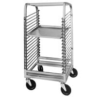 Channel 564NS 18 Pan End Load Stainless Steel Bun / Sheet Pan Rack with Wire Slides - Assembled