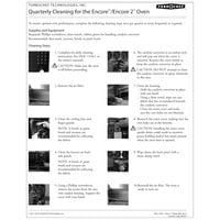 TurboChef DOC-1343 Quarterly Encore Oven Cleaning Poster