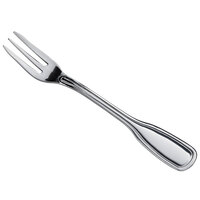 Acopa Saxton 5 5/8" 18/0 Stainless Steel Heavy Weight Oyster / Appetizer / Cocktail Fork - 12/Case