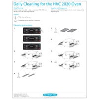 TurboChef DOC-1082 Daily HHC Oven Cleaning Poster