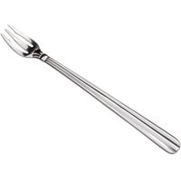 Acopa Harmony 6 inch 18/8 Stainless Steel Extra Heavy Weight Oyster / Appetizer / Cocktail Fork - 12/Case