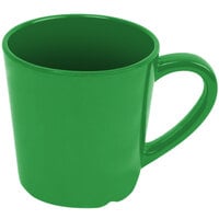 Thunder Group CR9018GR Smooth Melamine 7 oz. Green Mug - 12/Case