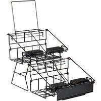 Universal Black Wire Airpot Rack Coffee Server Display Stand 2-6 Stations 