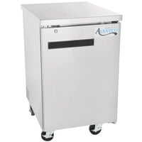 Avantco UBB-1-HC-S 23 inch Stainless Steel Solid Door Back Bar Refrigerator