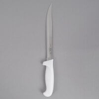 Choice 9 inch Serrated Edge Utility Knife with White Handle