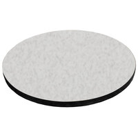 American Tables & Seating ATS30 30 inch Round Laminate Table Top with Black Edge